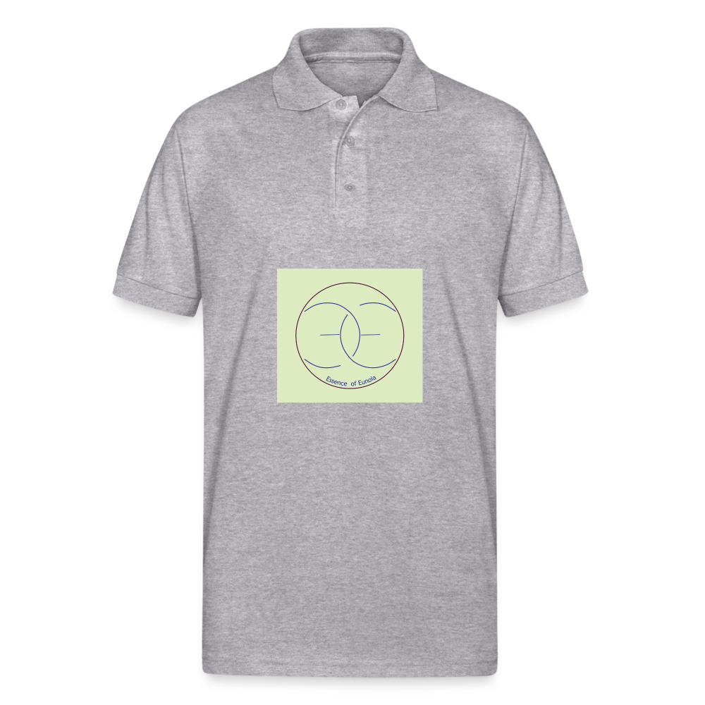 Gildan Unisex 50/50 Jersey Polo - heather gray