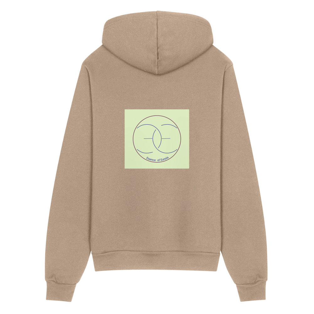 Bella + Canvas Unisex Full Zip Hoodie - tan