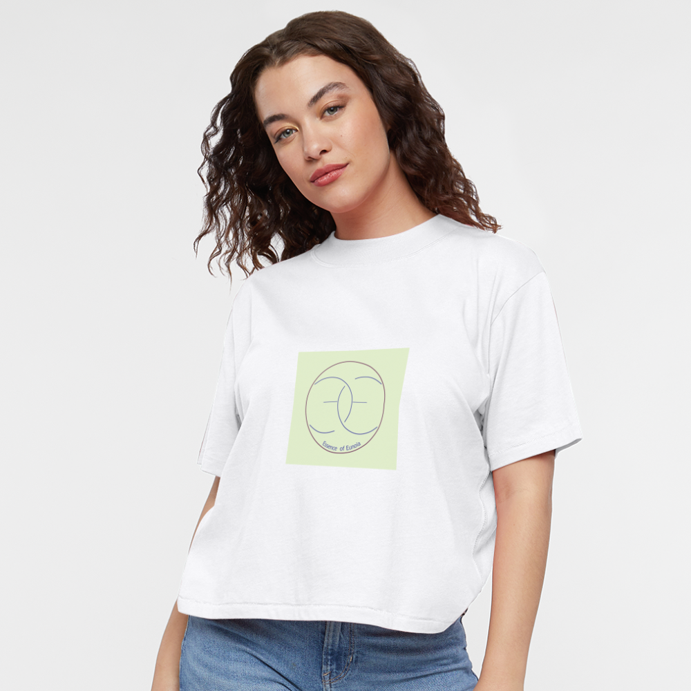 Women's Boxy Tee - white